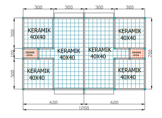 3D rendering of modern high-rise building with glass façade and complex geometric shapes